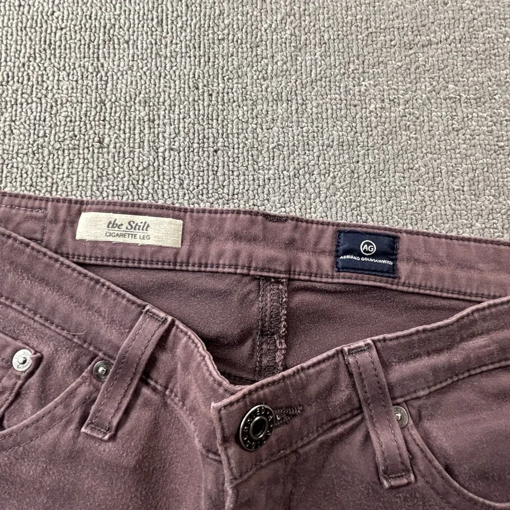AG Adriano Goldschmeid Pants Adult Size 29W 29L Red Casual Jeans Men's